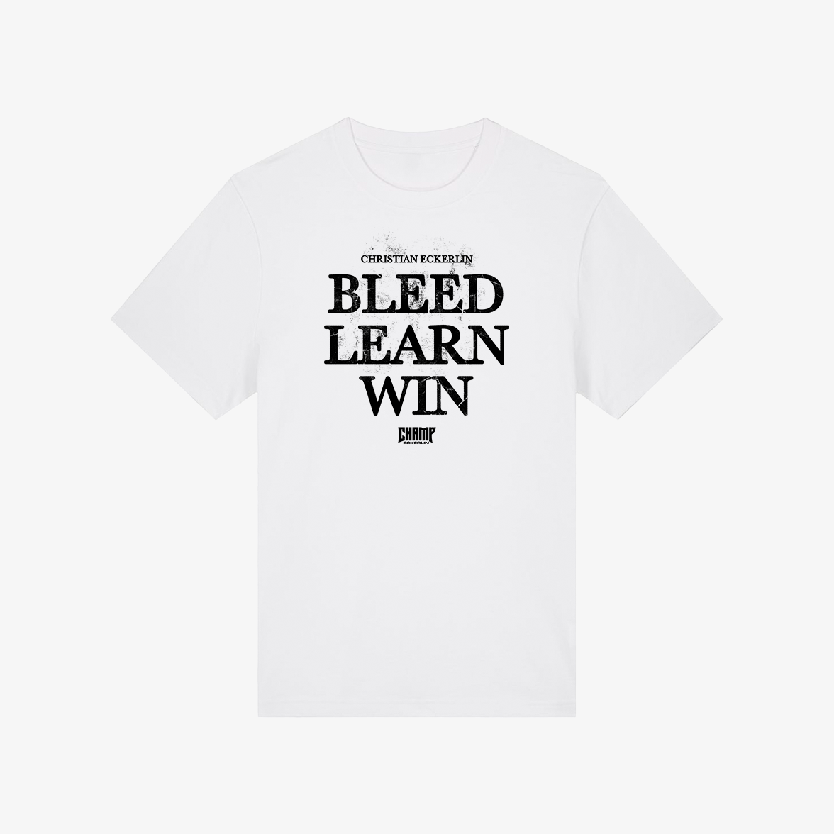 BLEED LEARN WIN SHIRT (WHITE)