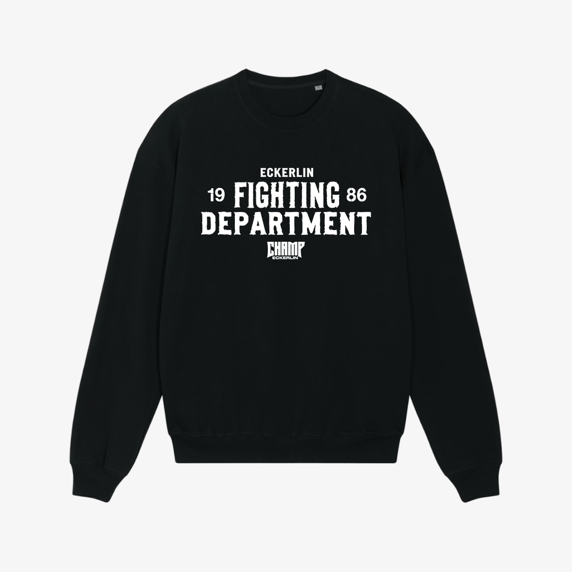 FIGHTING DEPARTMENT SWEATER (BLACK)
